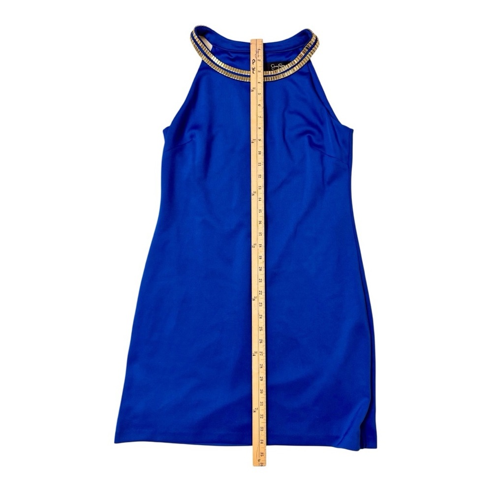 Jessica Simpson Royal Blue Cocktail
Dress with Gold trim Size 8 - Picture 2 of 5
